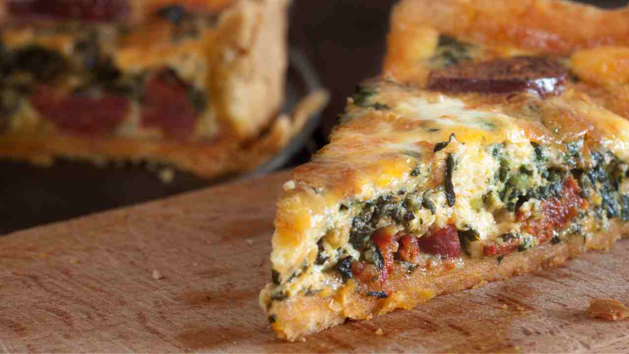 Quiche prosciutto e formaggio