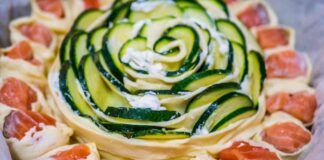 Torta con salmone e zucchine senza impasto Ricettasprint