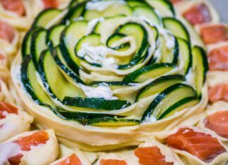 Torta con salmone e zucchine senza impasto Ricettasprint