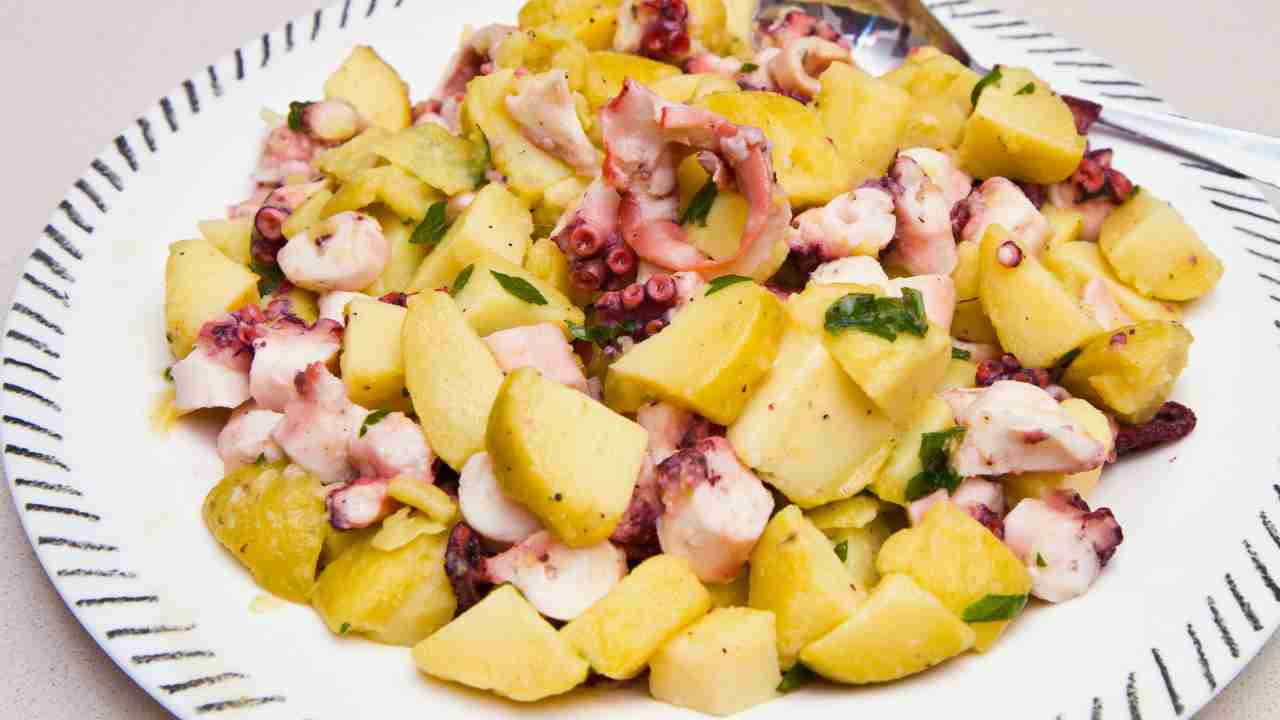 insalata di polipo e patate