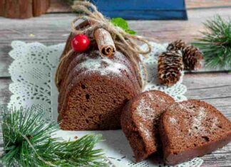 Plumcake di natale al doppio cioccolato