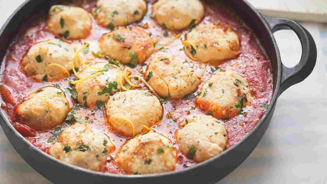 Polpette al sugo di ricotta e spinaci