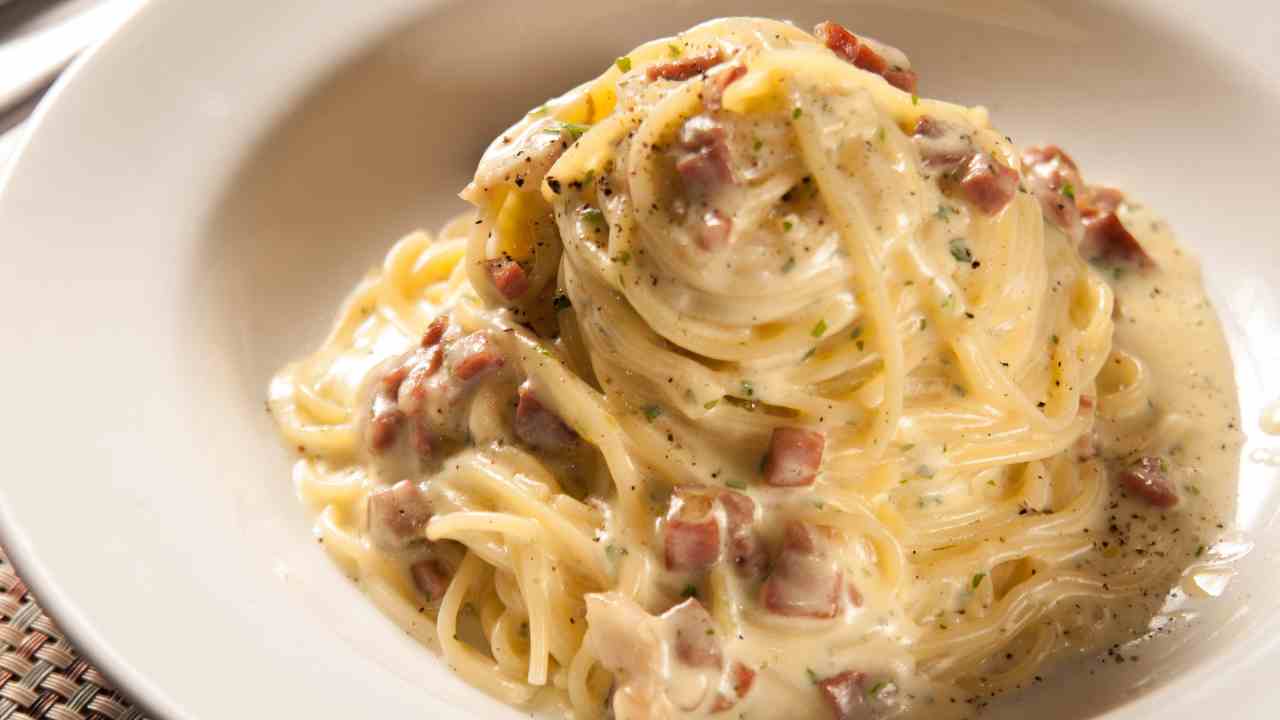 Carbonara con la panna