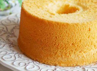 chiffon cake al limone senza glutine e lattosio