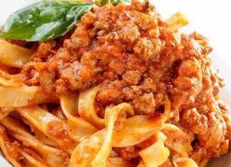 Fettuccine alla bolognese