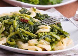 Orecchiette con cime di rapa