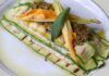 Parmigiana di zucchine, tutto a crudo