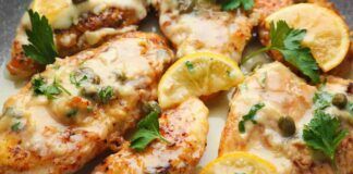 Petto di pollo al limone con i capperi