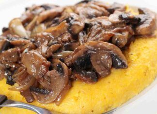 Polenta con i funghi Ricetta Sprint