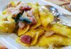 Ravioli di carciofi e speck