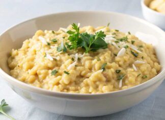 Risotto alla crema di ceci