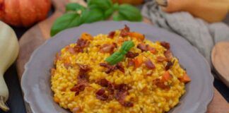 Risotto con pancetta croccante e zucca Ricetta Sprint