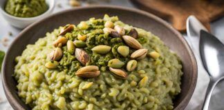 Risotto con pesto di pistacchio - RicettaSprint