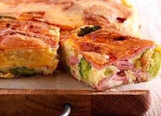 Torta con broccoli prosciutto e provola Ricetta Sprint