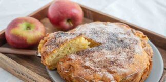 Torta di mele della nonna senza zucchero