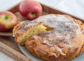 Torta di mele della nonna senza zucchero