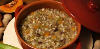 Zuppa di farro ai legumi