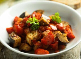 Caponata in friggitrice ad aria