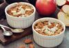 Crumble di mele e zenzero con fiocchi d’avena e mandorle