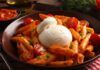 Pasta con pomodorini e burrata