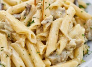 Pasta cremosa alle melanzane e funghi Ricetta Sprint