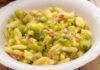 Pasta e zucchine con pancetta e provola