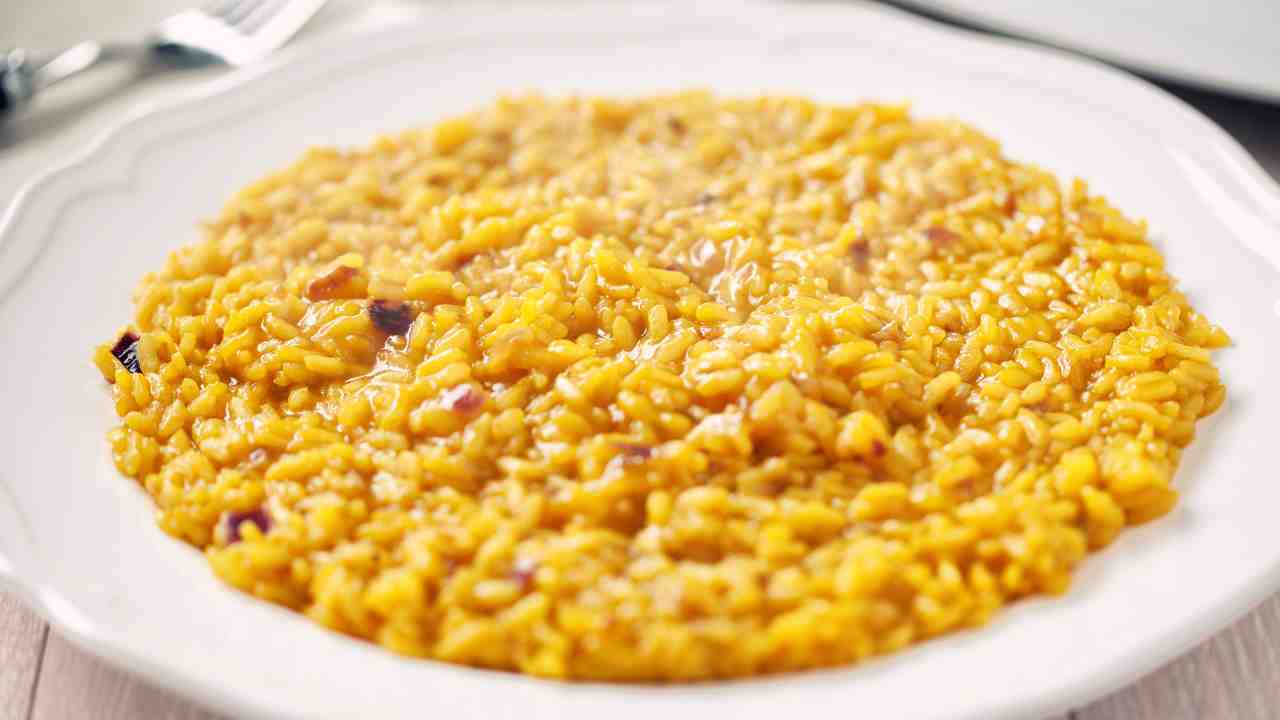 Risotto allo zafferano lightRisotto allo zafferano light