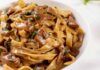 Fettuccine con funghi e tartufo